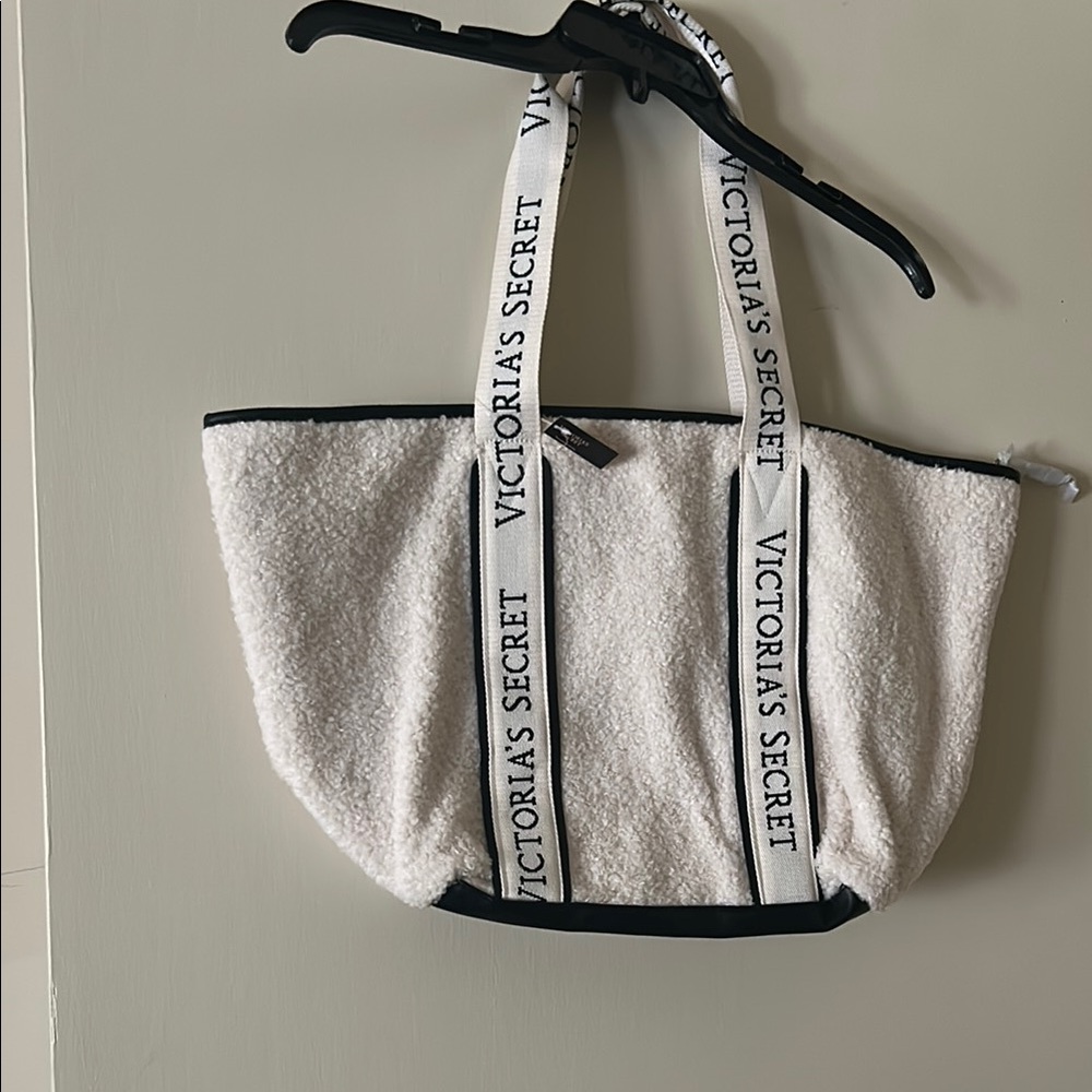 Victoria's Secret Black and White Tote Bag